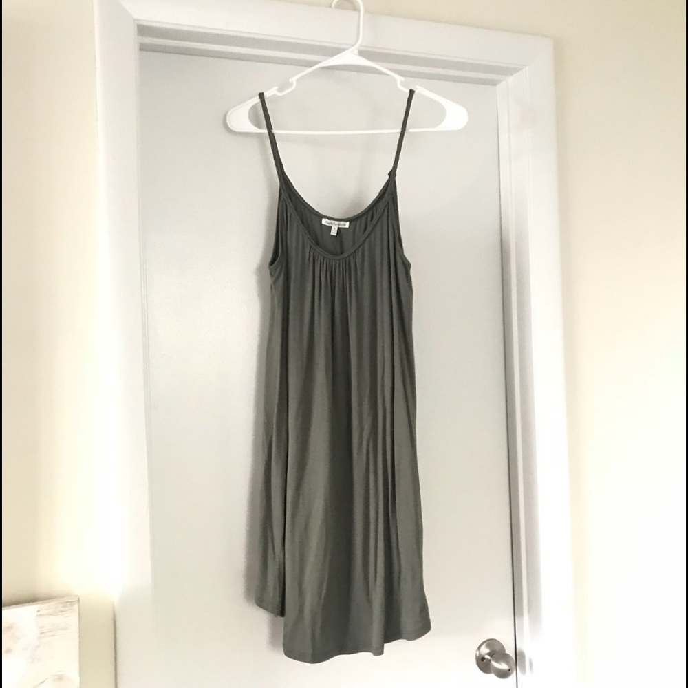 Charlotte Russe Olive Shift Dress